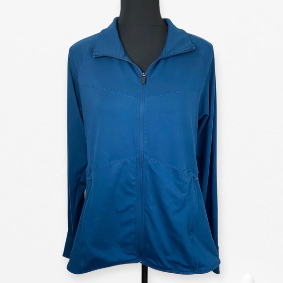 Champion Jackets & Blazers - Champion Blue Utility Active workout Jacket Full Zip up Performance XL